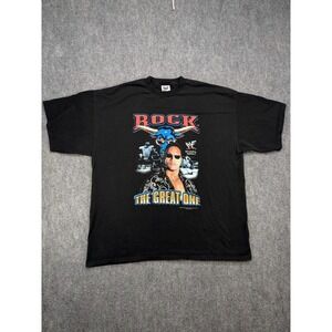 Vintage WWE The Rock The Great One TNT Wrestling T Shirt Adult 3XL Y2K 90s 2000‎